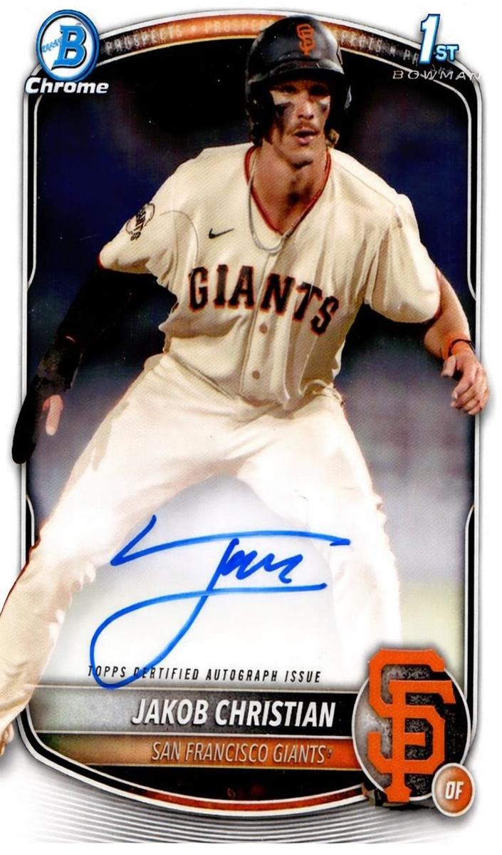 2025 Bowman Chrome Baseball Jakob Christian #CPA-JCH PSA 9