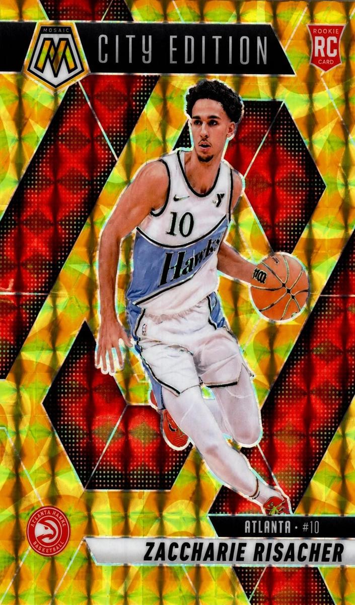 2024 Panini Mosaic Basketball Reactive Yellow Zaccharie Risacher #274