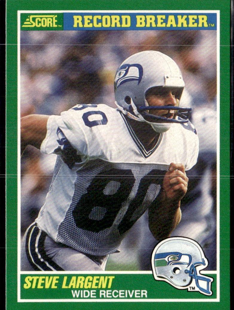1989 Score Football Steve Largent #327