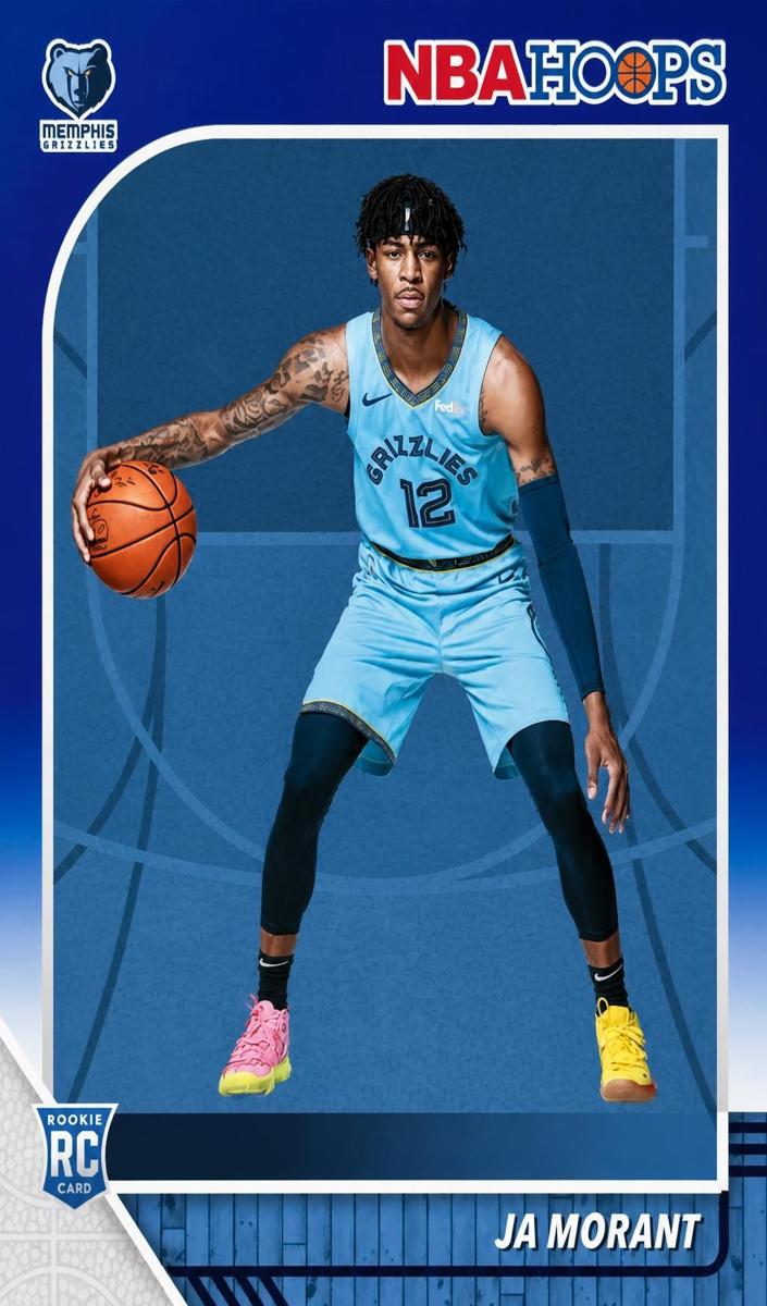 2019 Panini Hoops Basketball Blue Ja Morant #259