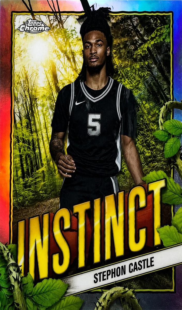 2024 Topps Chrome Basketball Refractor Stephon Castle #INS-28