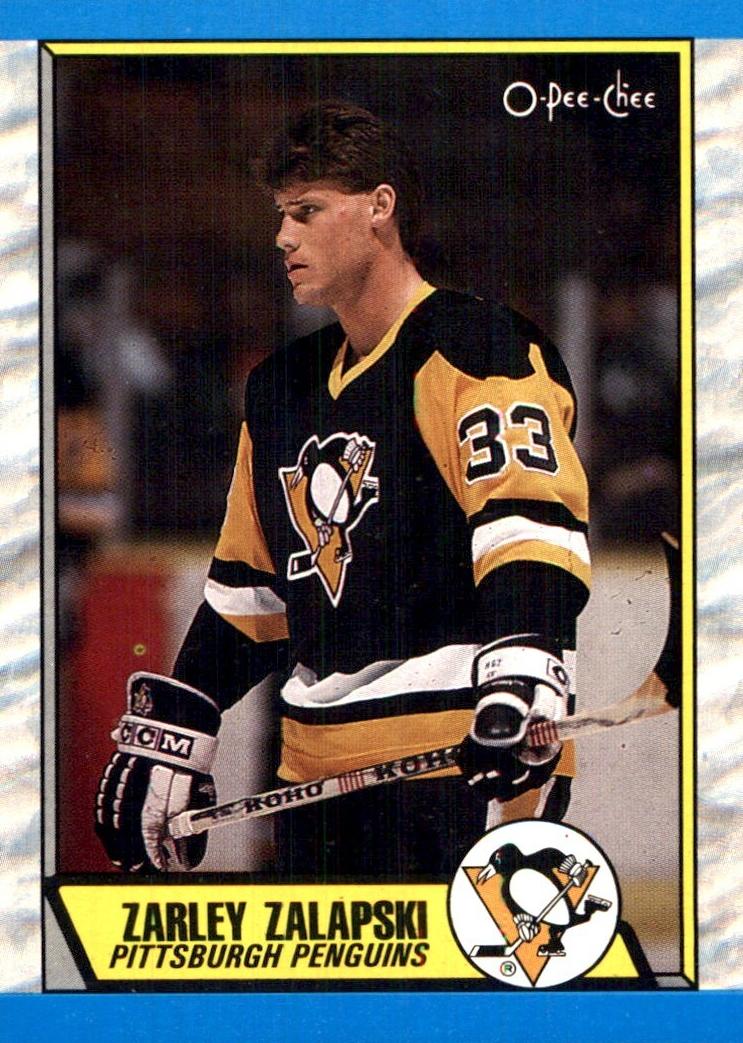 1989 O-Pee-Chee Hockey Zarley Zalapski #168