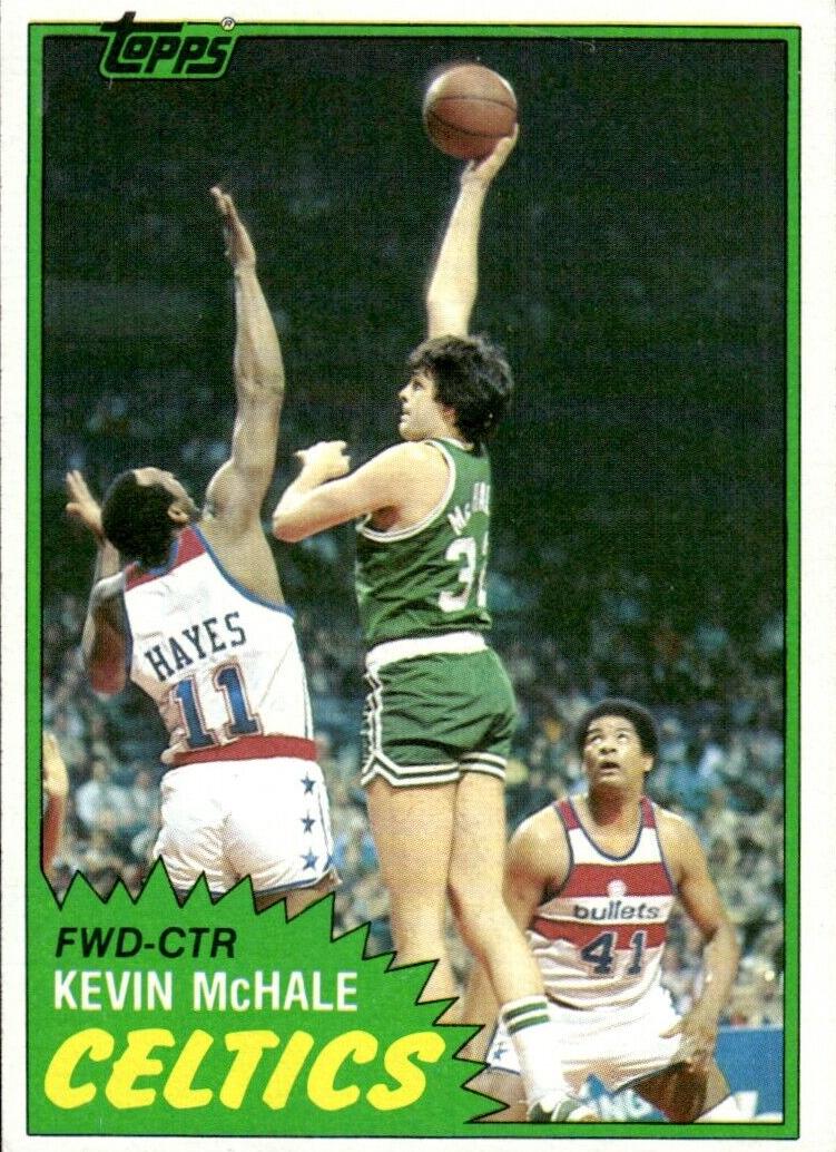 1981 Topps Basketball Kevin McHale #75 RAW Ungraded