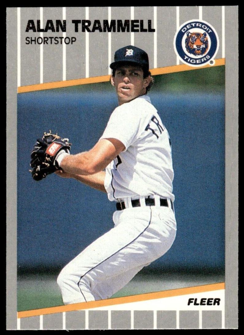 1989 Fleer Baseball Alan Trammell #148 PSA 9