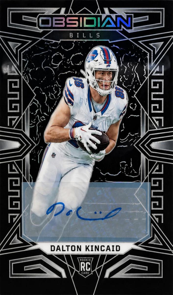 2023 Panini Obsidian Football Dalton Kincaid #108 PSA 10