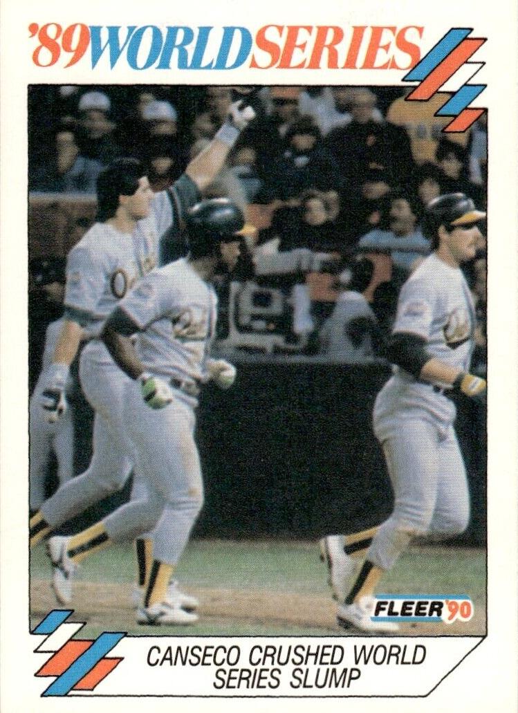 1990 Fleer Baseball Jose Canseco #5