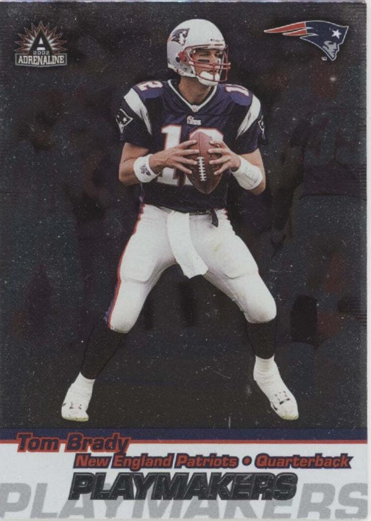 2002 Pacific Adrenaline Football Tom Brady #11 PSA 9
