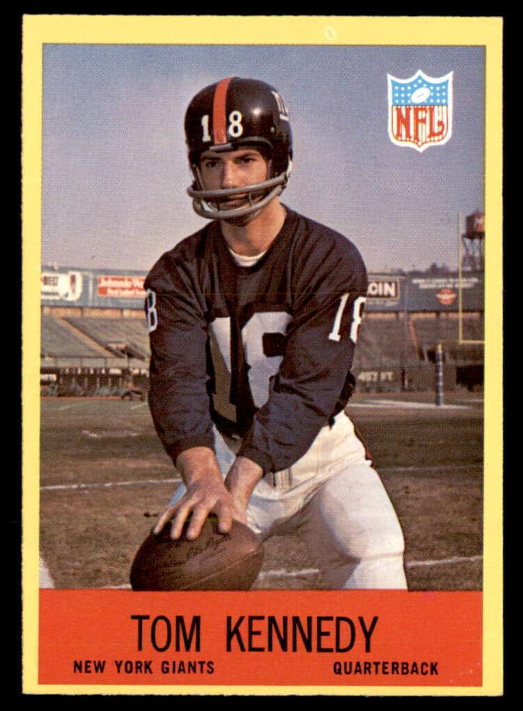 1967 Philadelphia Football Tom Kennedy #114 PSA 7