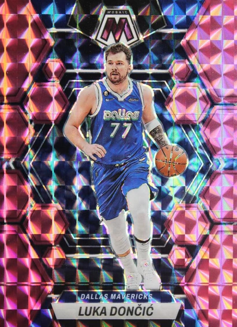 2022 Panini Mosaic Basketball Pink Luka Doncic #1