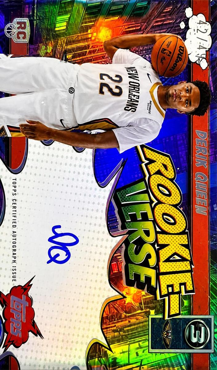 2025 Topps Three Basketball Derik Queen #RV-DQ