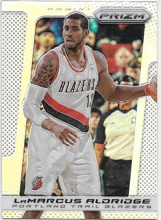 2013 Panini Prizm Basketball Silver LaMarcus Aldridge #186