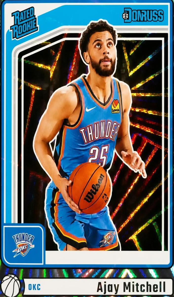 2024 Panini Donruss Basketball Hyper Ajay Mitchell #218