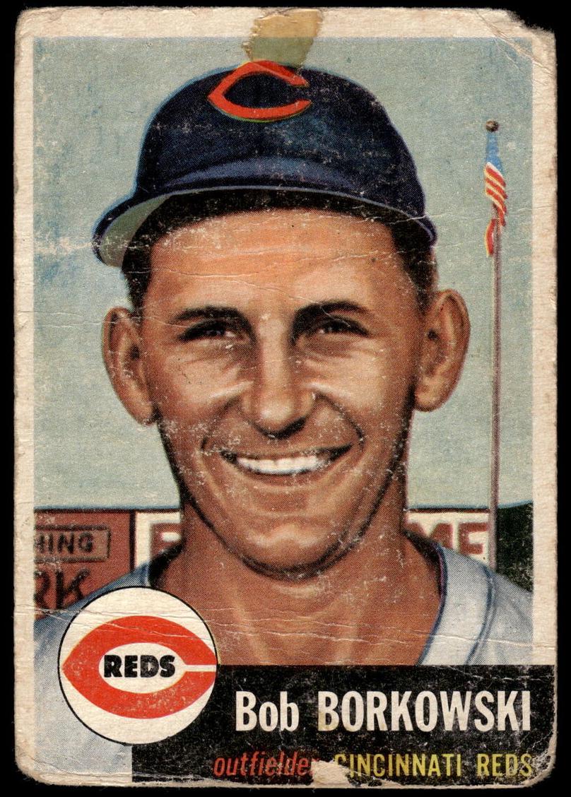 1953 Topps Baseball Bob Borkowski #7