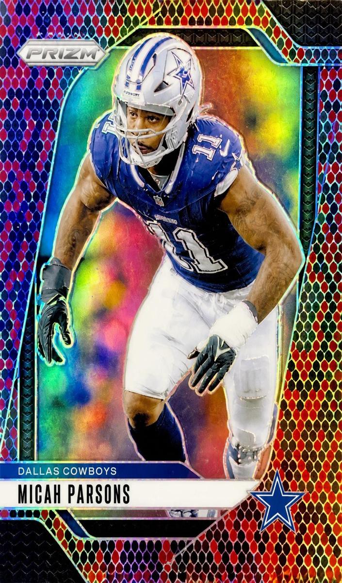 2024 Panini Prizm Football Snakeskin Micah Parsons #77 PSA 9