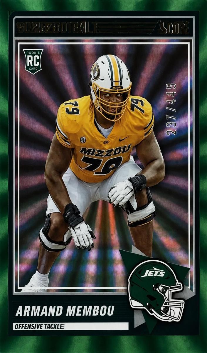 2025 Panini Score Football Spokes Armand Membou #70