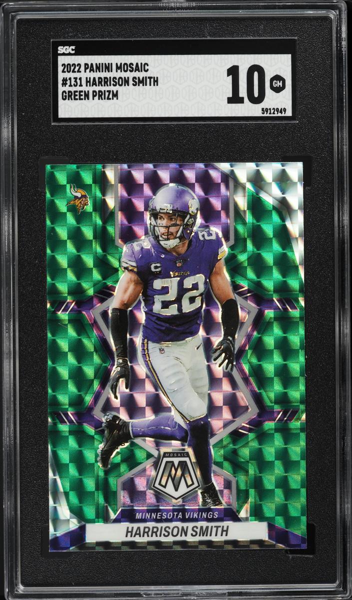 2022 Panini Mosaic Football Green Harrison Smith #131