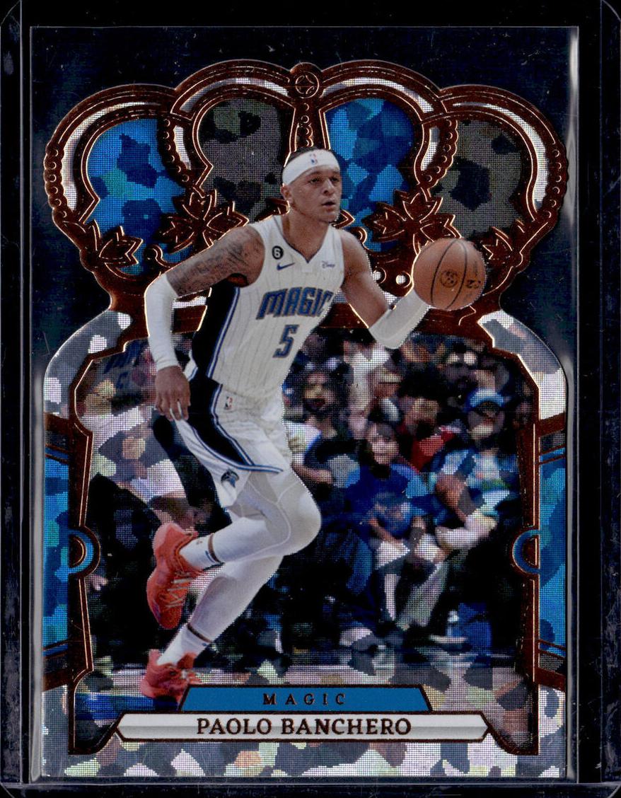 2023 Panini Crown Royale Basketball Crystal Paolo Banchero #73 PSA 9