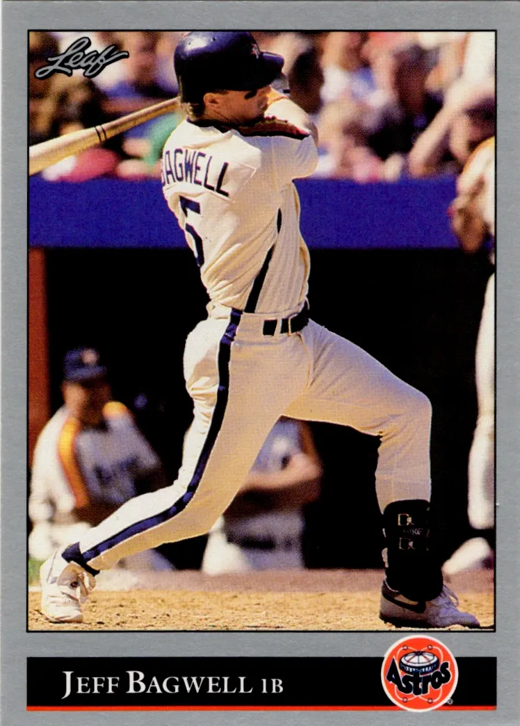 1992 Leaf Baseball Jeff Bagwell #28 PSA 8