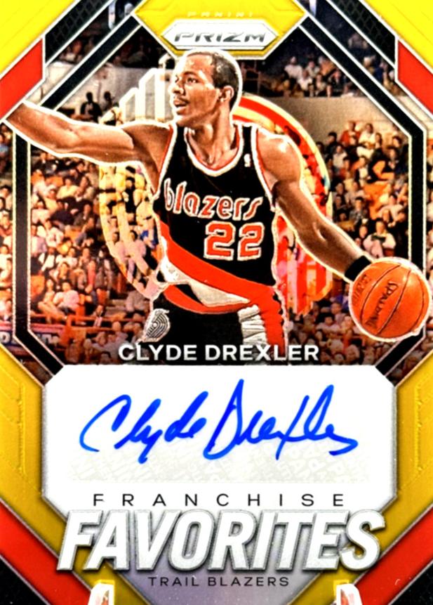 2023 Panini Prizm Basketball Gold Clyde Drexler #FF-DRE