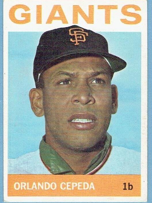 1964 Topps Baseball Orlando Cepeda #390 PSA 1.5