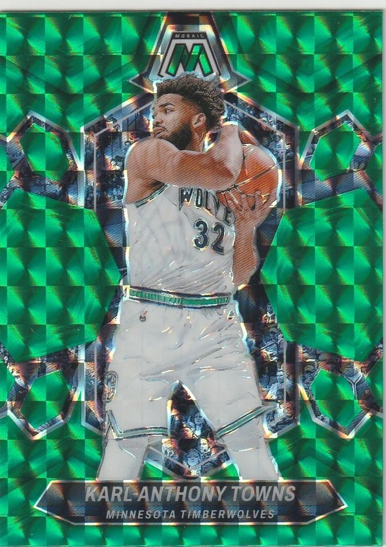 2023 Panini Mosaic Basketball Green Karl-Anthony Towns #78