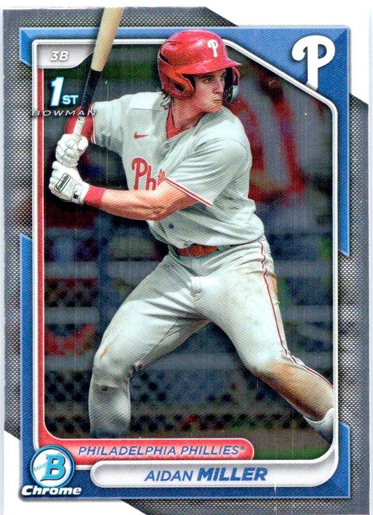 2024 Bowman Chrome Prospects Baseball Refractor Aidan Miller #BCP-27