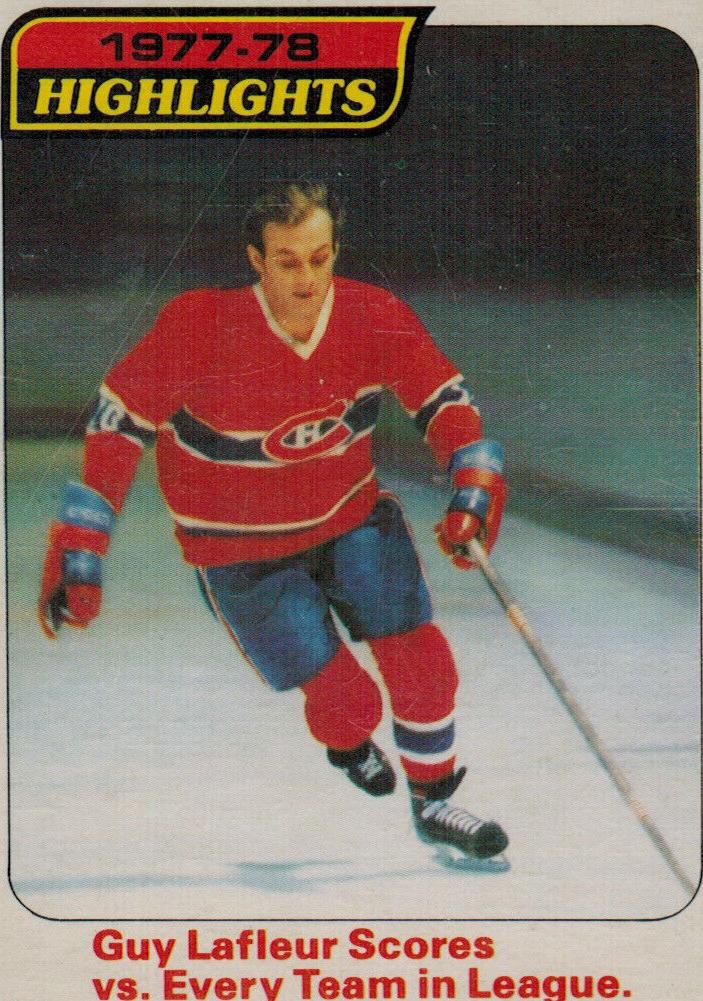 1978 O-Pee-Chee Hockey Guy Lafleur #3 PSA 9