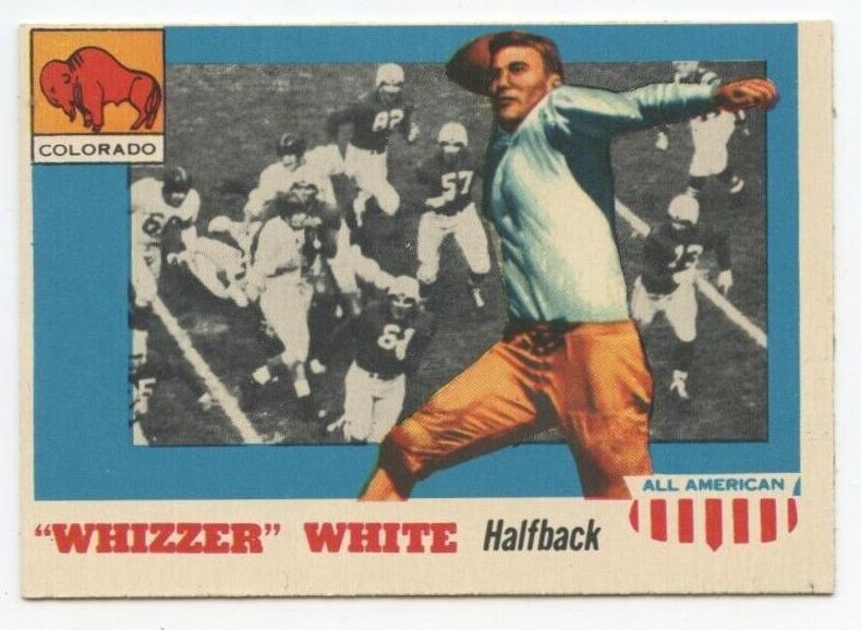 1955 Topps All-American Football Whizzer White #21 PSA 6.5