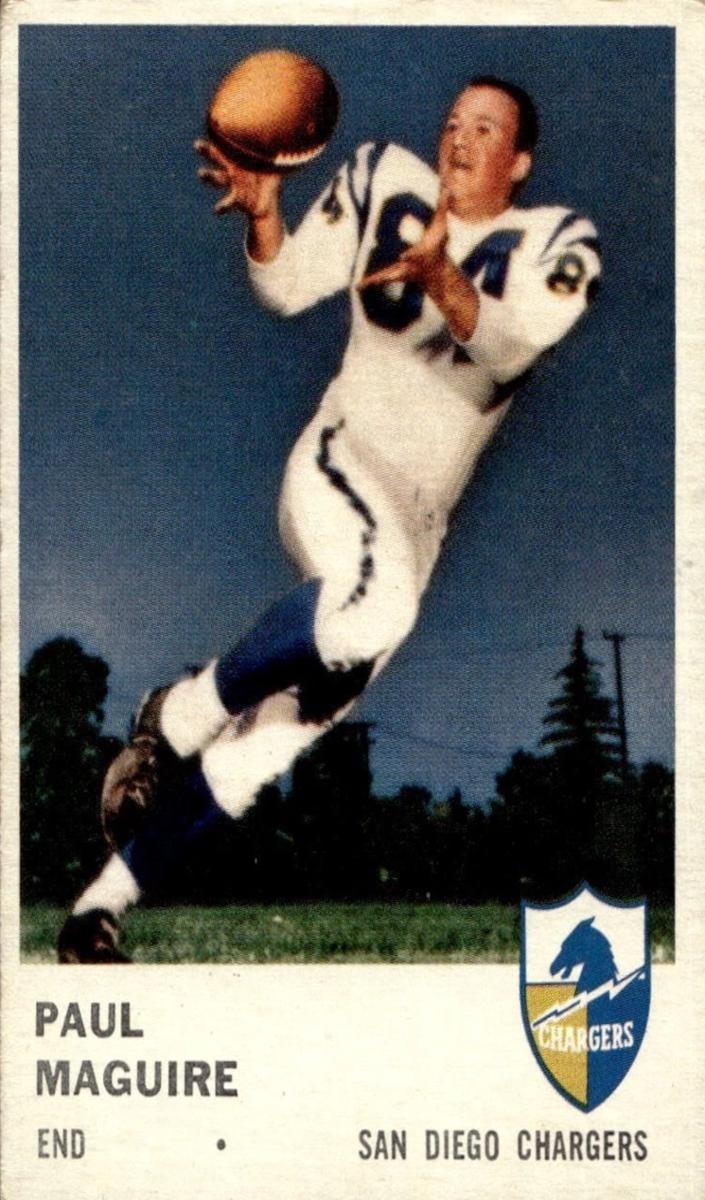 1961 Fleer Football Paul Maguire #160