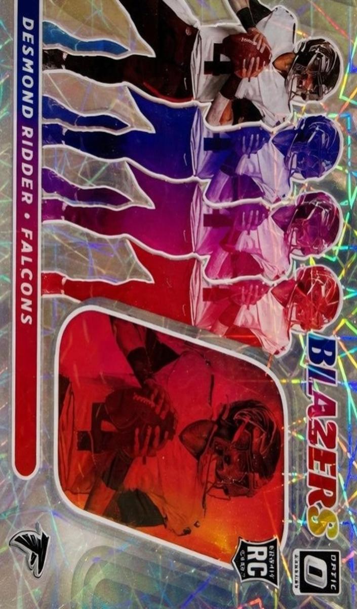 2022 Donruss Optic Football Desmond Ridder #B-14 PSA 8.5