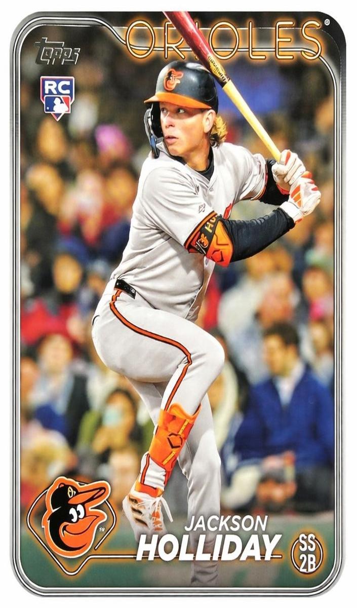 2024 Topps Baseball Batting Jackson Holliday #697 PSA 9