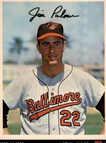 1967 Dexter Press Premiums Baseball Jim Palmer #NNO PSA 4