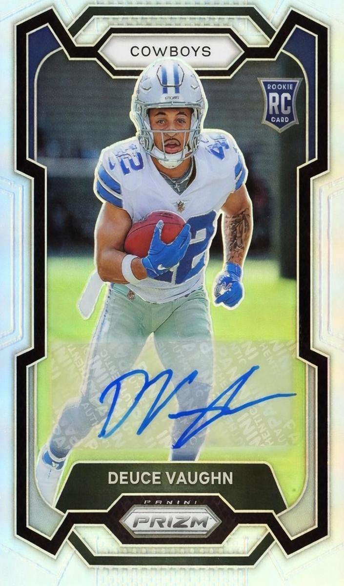 2023 Panini Prizm Football Silver Deuce Vaughn #324