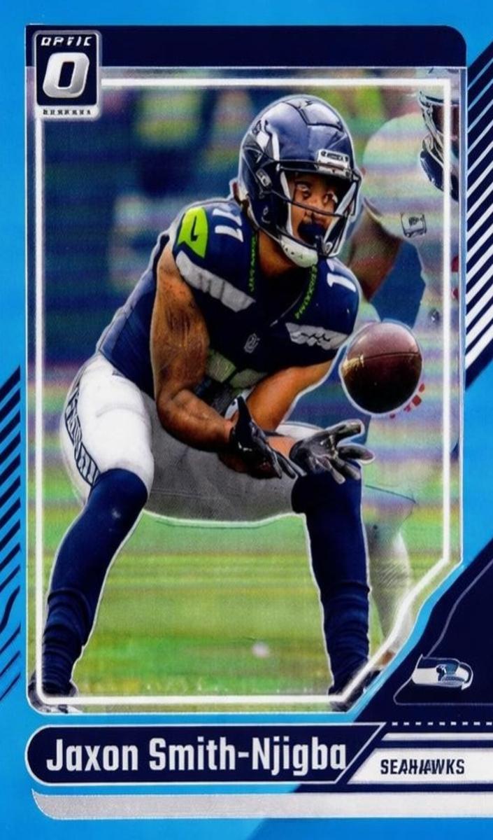 2024 Donruss Optic Football Aqua Jaxon Smith-Njigba #180