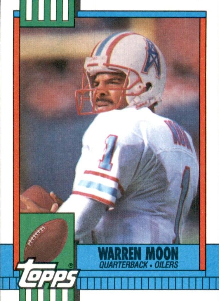 1990 Topps Football Warren Moon #216 PSA 10