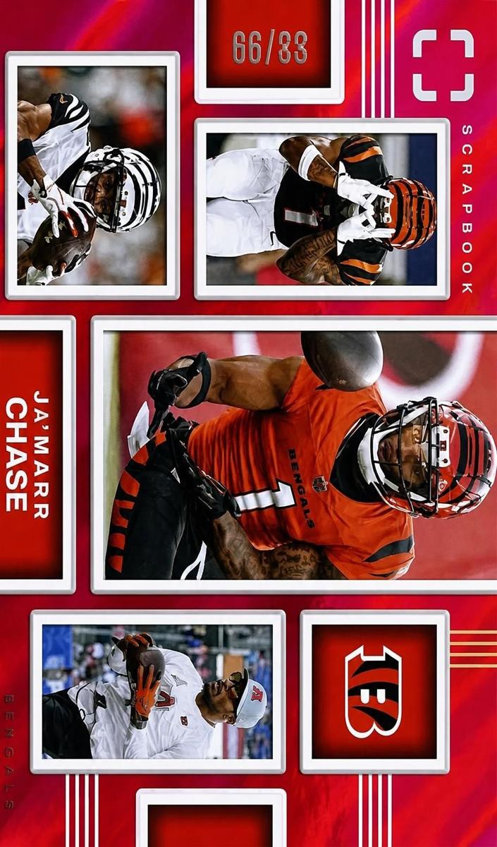 2025 Panini PhotoGenic Football Red Ja'Marr Chase #28