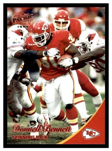 1999 Pacific Football Donnell Bennett #191