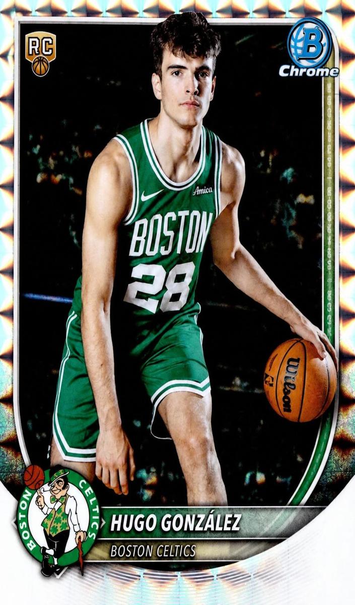 2025 Bowman Basketball Geometric Refractor Hugo Gonzalez #BCV-28