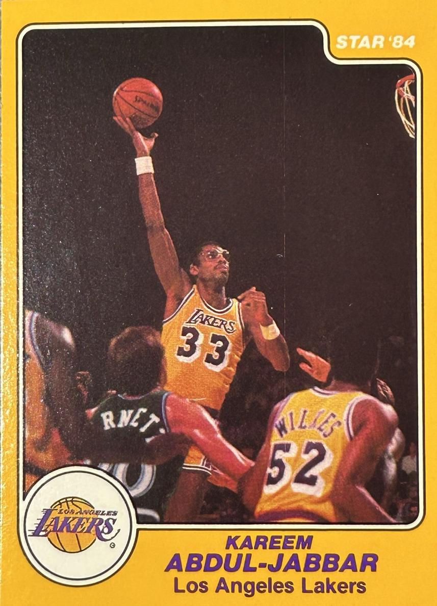 1983 Star Basketball Kareem Abdul-Jabbar #14