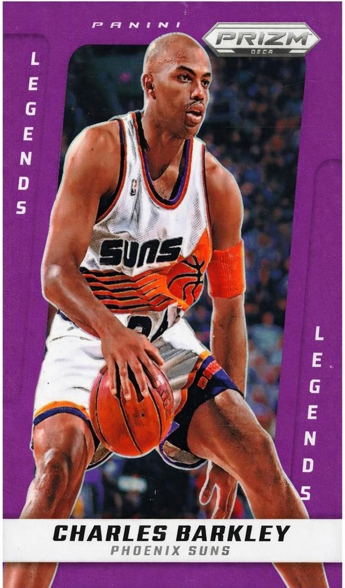 2024 Panini Prizm Deca Basketball Purple Charles Barkley #228 PSA 9