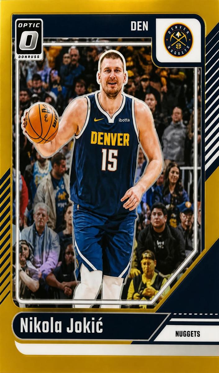 2024 Donruss Optic Basketball Gold Nikola Jokic #100