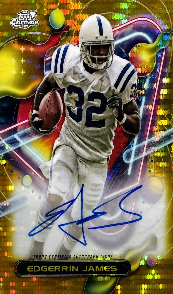 2023 Topps Composite Football Edgerrin James #CCA-EJ PSA 10