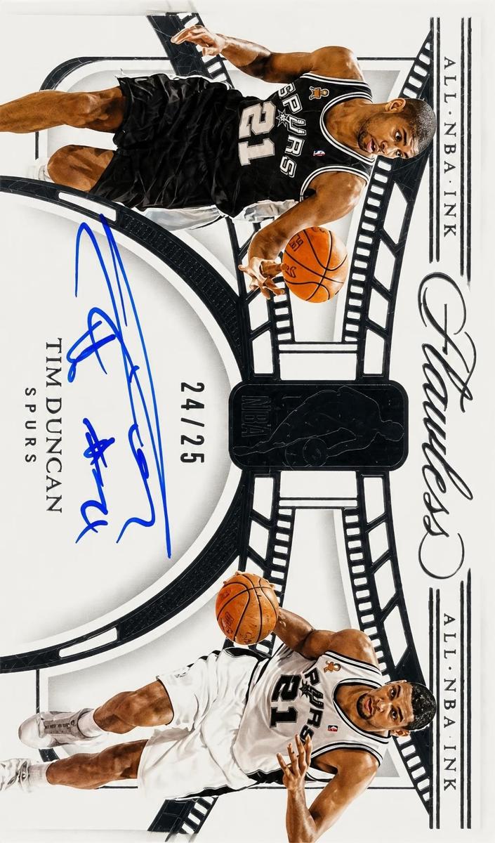 2023 Panini Flawless Basketball Tim Duncan #ALL-TIM PSA 9