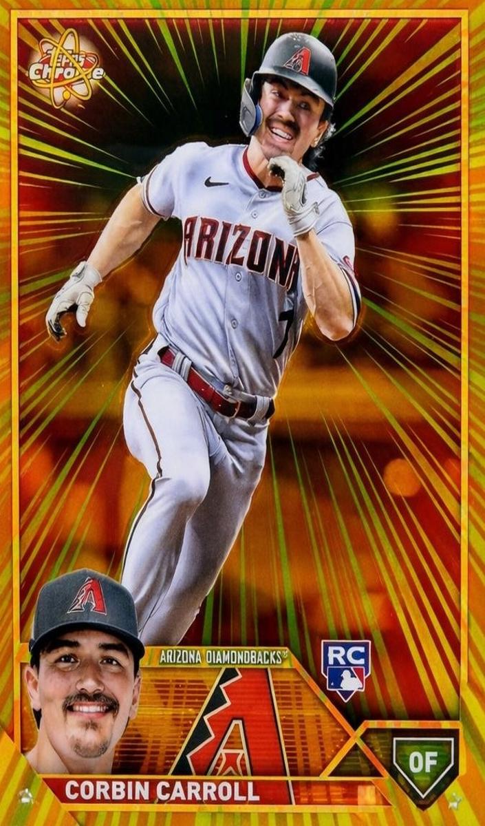 2023 Topps Chrome Baseball Corbin Carroll #RR-3 PSA 9
