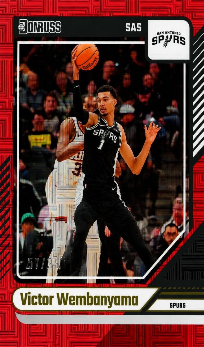 2024 Panini Donruss Basketball Choice Red Victor Wembanyama #6