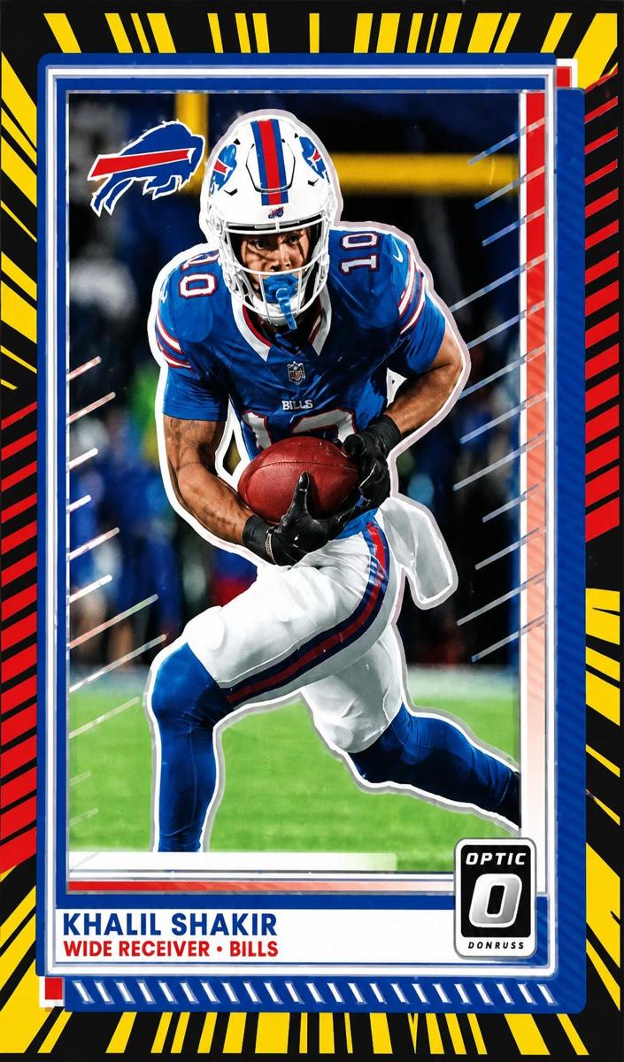 2025 Donruss Optic Football Electricity Khalil Shakir #44