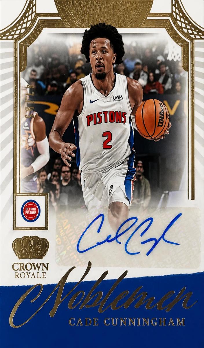 2023 Panini Crown Royale Basketball Cade Cunningham #NM-CUN PSA 8