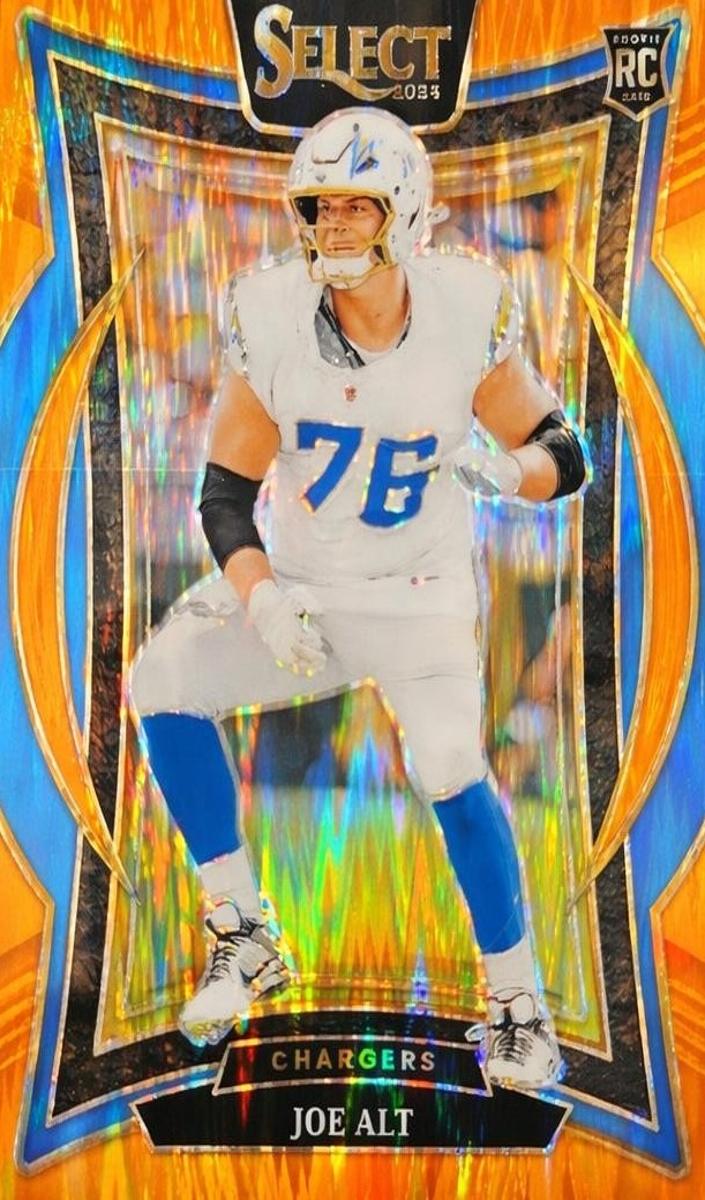 2024 Panini Select Football Orange Shock Joe Alt #82