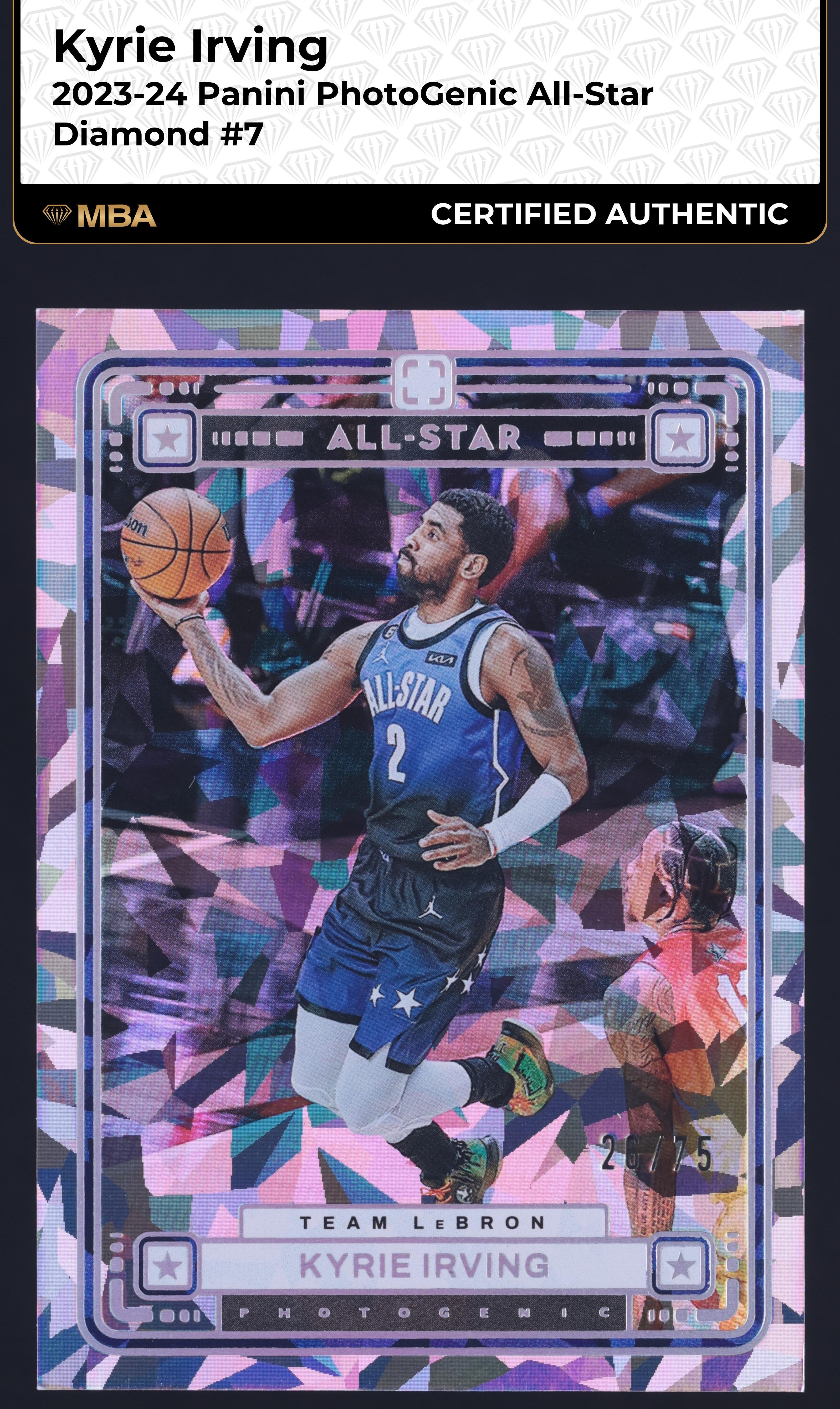 2023 Panini PhotoGenic Basketball Diamond Kyrie Irving #7