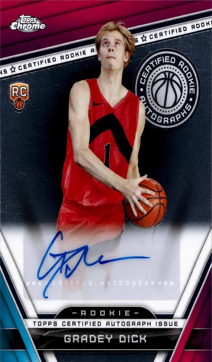 2023 Topps Chrome Basketball Gradey Dick #CRA-GD SGC 9.5
